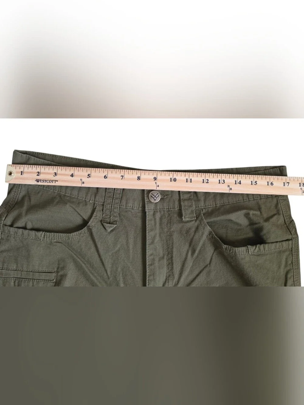 Hawx Stretch Ripstop Men’s Olive Green Cargo Utility Work Pants 34x30